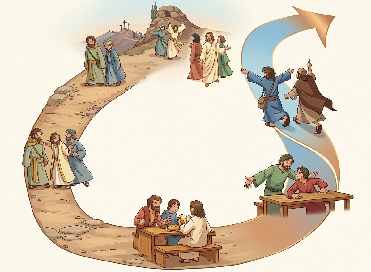 les pèlerins d'Emmaüs